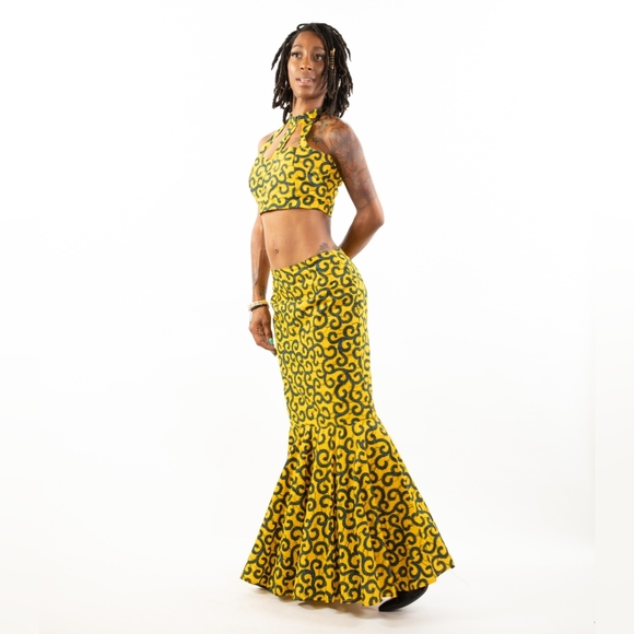 ElijahLee Dresses & Skirts - Entangled Mermaid Handmade African 2 piece skirt set